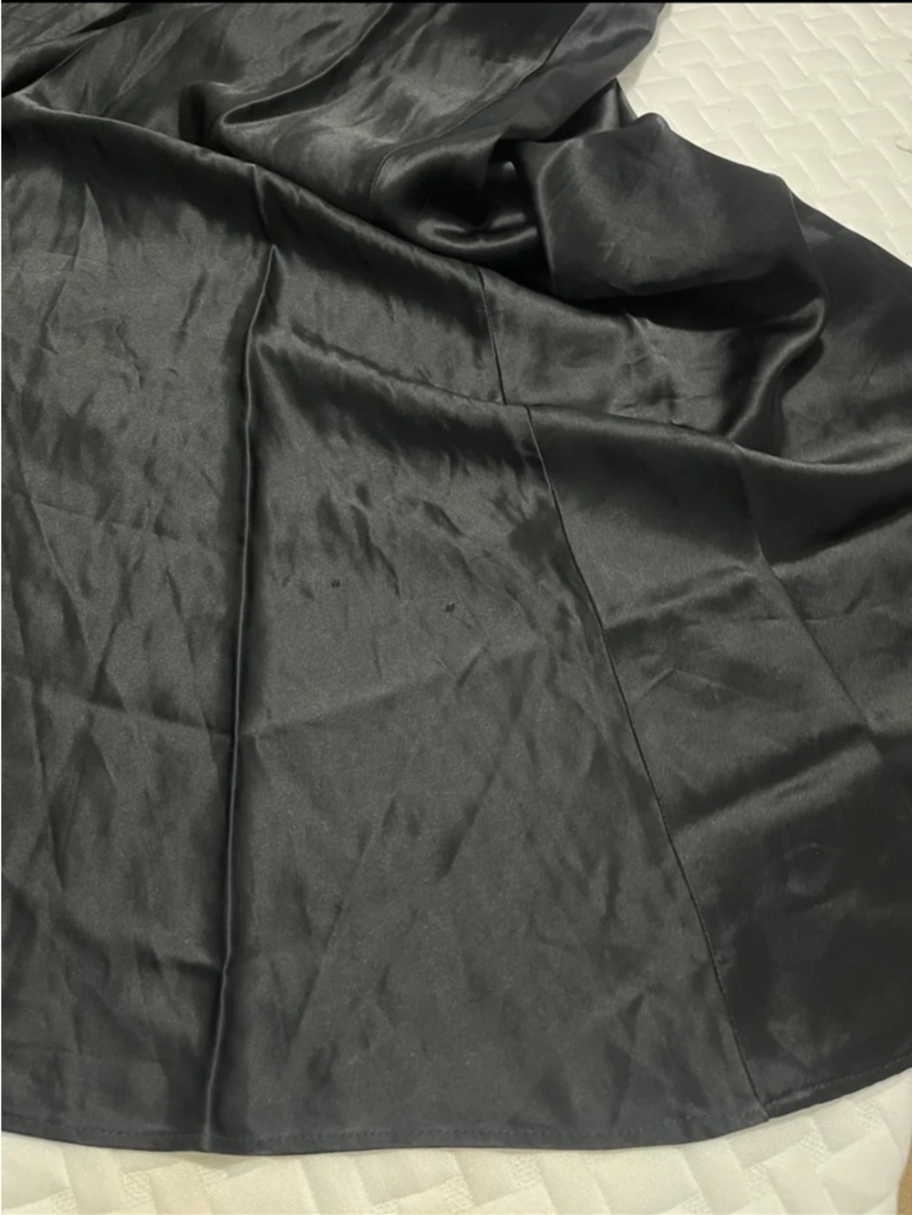 House of CB London Anabella Black Satin Maxi Dress - Picture 7 of 11
